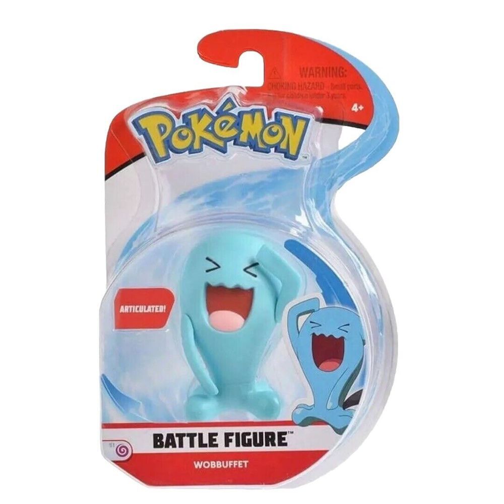 Pokemon Battle Action Figure WOBBUFFET 3" Articulated 4+ NIB‎